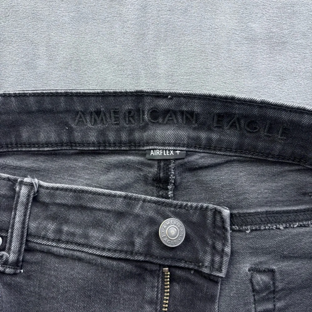 American Eagle Mens Original Straight AirFlex+ Jeans Gray 38x30